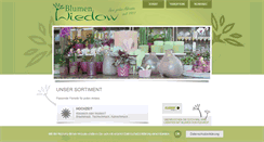 Desktop Screenshot of blumen-wiedow.de